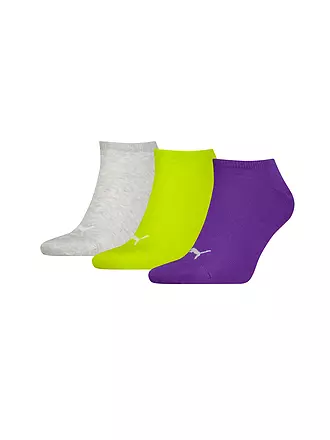 PUMA | Damen Sneaker-Socken Invisible 3er Pkg. | lila