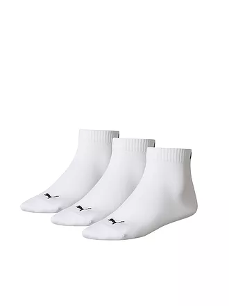 PUMA | Damen Socken Quarter 3er Pkg. | weiss