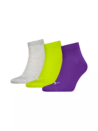 PUMA | Damen Socken Quarter 3er Pkg. | lila