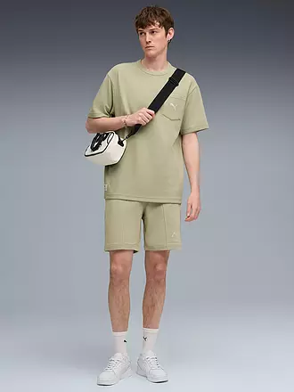 PUMA | Herren Short CLASS 8 Pintuck | hellgrün