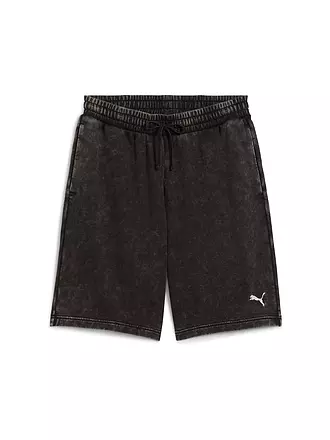 PUMA | Herren Short ESS ELEVATED Relaxed Wash | schwarz