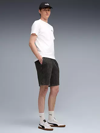 PUMA | Herren Short ESS ELEVATED Relaxed Wash | schwarz