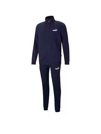 PUMA | Herren Trainingsanzug Clean Sweat | blau