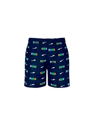 PUMA | Jungen Badeshort Printed Allover | grün