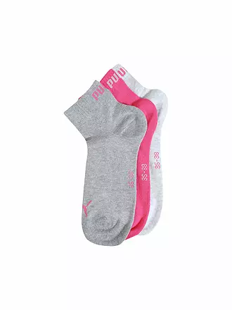 PUMA | Knöchelsocken Quarter 3er | pink