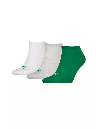 PUMA | Sneaker-Socken Invisible 3er Pkg. | grün