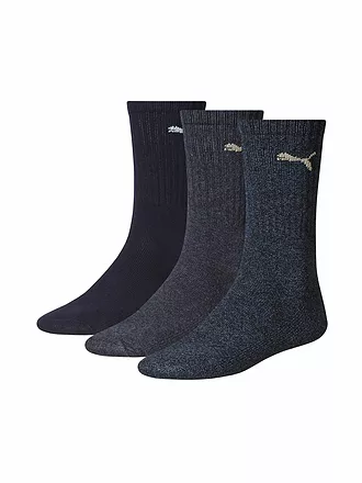 PUMA | Sportsocken Crew 3er | grau