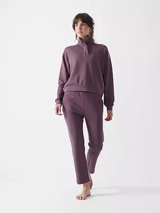 ROXY | Damen Sweater Rise & Vibe Fleece | dunkelrot