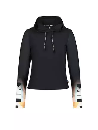 RUKKA | Damen Laufhoodie Ylijala | schwarz