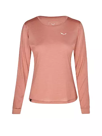 SALEWA | Damen Funktionsshirt Puez Melange Dry'Ton | rot