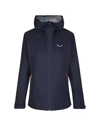 SALEWA | Damen Wanderjacke Puez Aqua Powertex Hoodie | schwarz