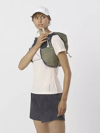 SALOMON | Damen Laufweste Active Skin 8 mit Flasks | grün