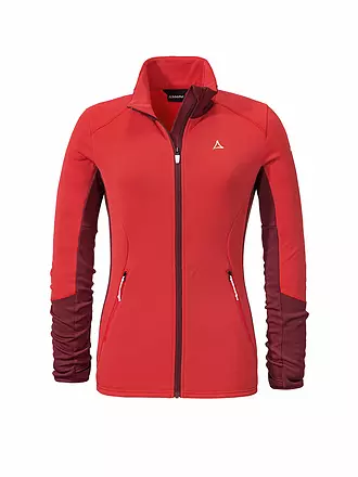 SCHÖFFEL | Damen Fleecejacke Lodron L Hoodie | rot