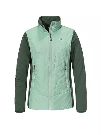 SCHÖFFEL | Damen Hybridjacke Cascata PL Hoodie | mint
