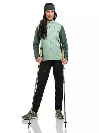 SCHÖFFEL | Damen Hybridjacke Cascata PL Hoodie | mint