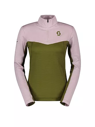 SCOTT | Damen Unterzieh Zipshirt Defined Light | beere