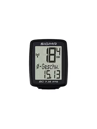 SIGMA | Fahrrad-Computer BC 7.16 ATS Wireless | schwarz