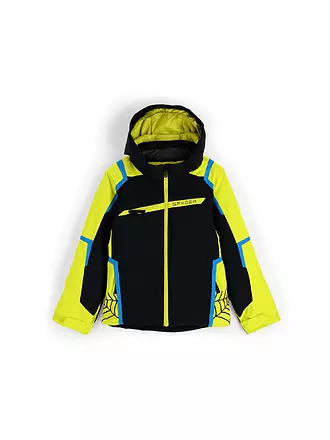 SPYDER | Jungen Skijacke Challenger Hoodie | schwarz