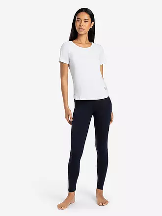 THE SPIRIT OF OM | Damen Yogashirt Raglan OM Herz | weiss