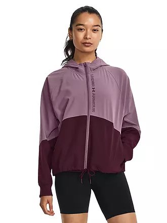 UNDER ARMOUR | Damen Fitnessjacke UA Jacke aus Webstoff mit durchgehendem Zip | 