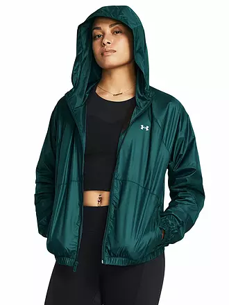 UNDER ARMOUR | Damen Fitnessjacke UA SportStyle Windbreaker | petrol