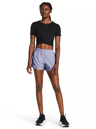 UNDER ARMOUR | Damen Fitnessshort UA Fly-By | hellblau