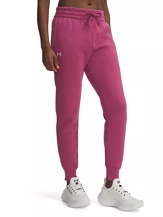 UNDER ARMOUR | Damen Jogginghose UA Rival Fleece | dunkelrot