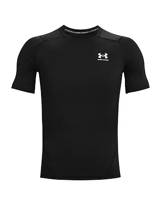 UNDER ARMOUR | Herren Fitnessshirt HeatGear® Armour | schwarz