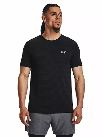 UNDER ARMOUR | Herren Fitnessshirt Seamless Novelty | schwarz