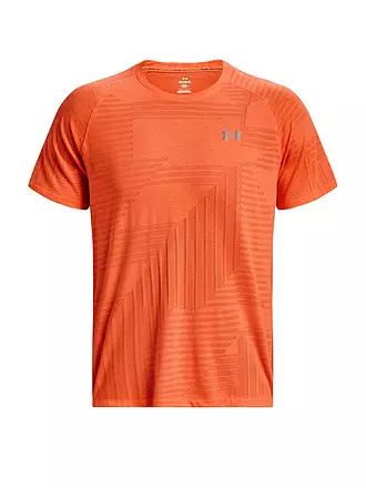 UNDER ARMOUR | Herren Fitnessshirt UA Streaker Deco Diamond | orange