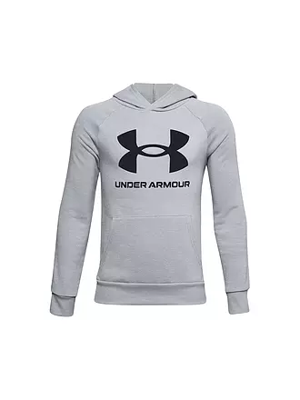 UNDER ARMOUR | Jungen Hoodie UA Rival Fleece Big Logo | grau
