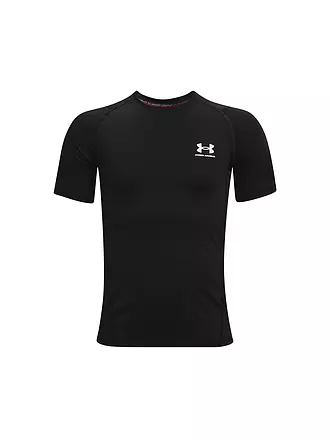 UNDER ARMOUR | Kinder Fitnessshirt HeatGear® Armour | schwarz