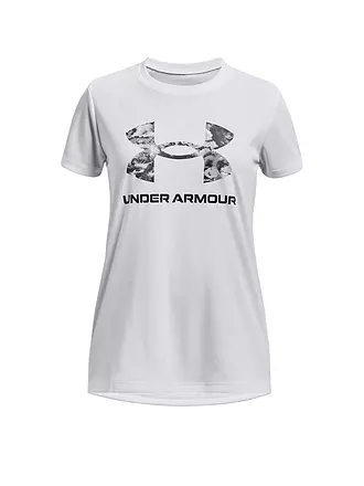 UNDER ARMOUR | Mädchen Fitnessshirt UA Tech™ Print Fill Big Logo | schwarz