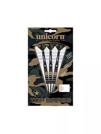UNICORN | Dartpfeil Top Brass 19g | schwarz