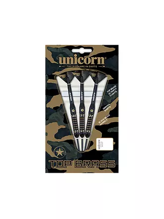 UNICORN | Dartpfeil Top Brass 20g | schwarz