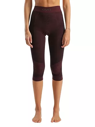 UYN | Damen Unterziehhose Fusyon Biotech Medium Merino 3/4 | dunkelrot