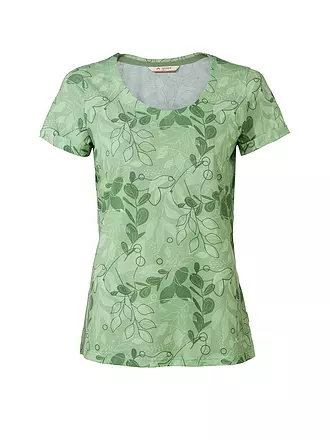 VAUDE | Damen Funktionsshirt Skomer Print | hellgrün