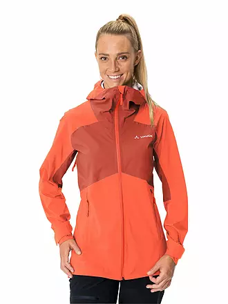 VAUDE | Damen Touren Regenjacke Simony IV 2,5-Lagen | Koralle