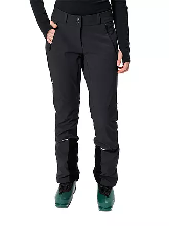 VAUDE | Damen Touren Softshellhose Larice | schwarz