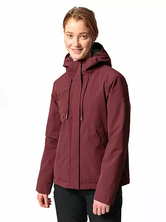 VAUDE | Damen Winterjacke Coreway 2L Hoodie | dunkelrot