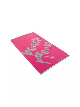 VOSSEN | Badetuch Beach Please 100x180cm | rosa
