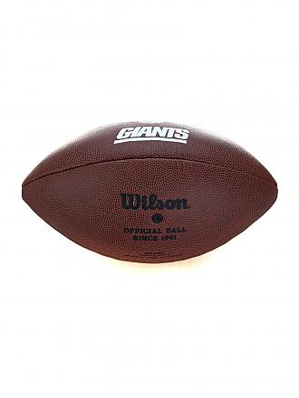 WILSON | American Football NFL Lizenzball New York Giants | braun