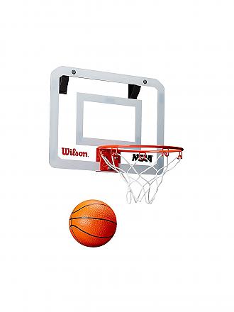 WILSON | Basketballkorb-Set NCAA Showcase Mini Hoop | weiß