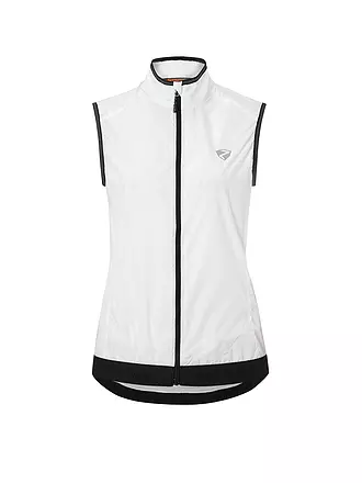 ZIENER | Damen Rad Windweste Norwiga | weiss