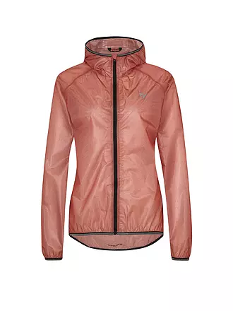 ZIENER | Damen Regejacke Natina Hoodie | koralle