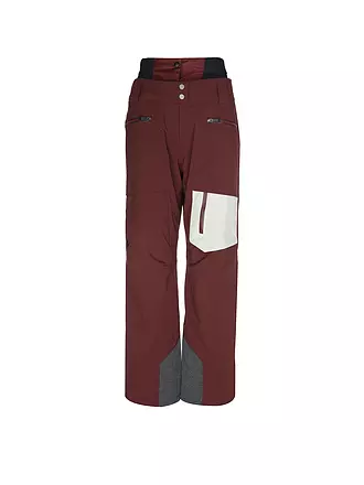 ZIENER | Damen Skihose Tholine | dunkelrot