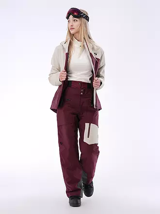 ZIENER | Damen Skihose Tholine | dunkelrot