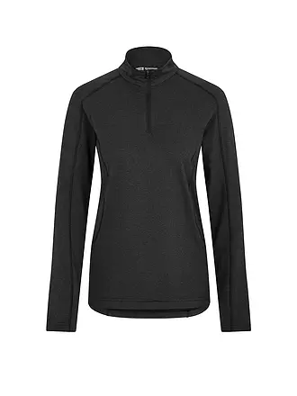 ZIENER | Damen Unterzieh Zipshirt Jemilki | schwarz