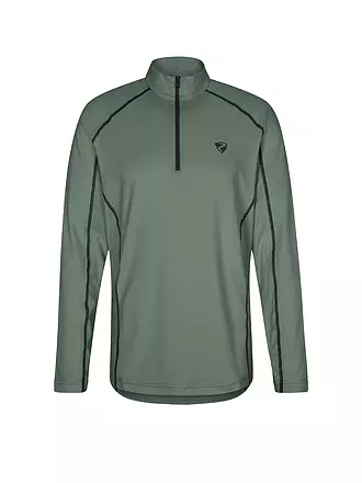 ZIENER | Herren Unterzieh Zipshirt Jochel | schwarz