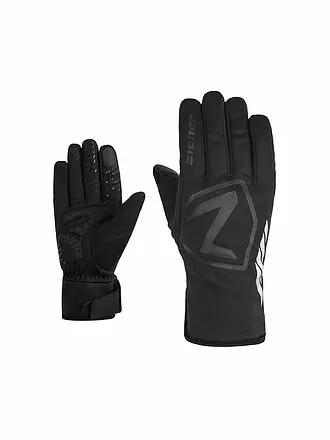 ZIENER | Winter Radhandschuhe DAQUA AS® TOUCH | schwarz